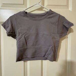 Lavender cropped Women's Top